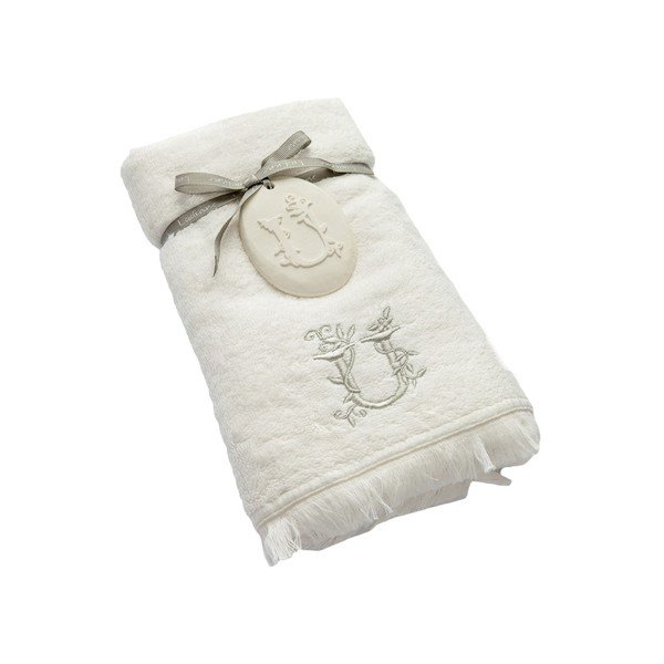 Osuška s monogramem U, 50x90 cm