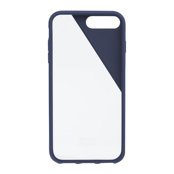 Tmavě modrý obal na mobilní telefon pro iPhone 7 a 8 Plus Native Union Clic Crystal Case