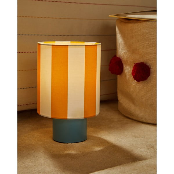 Žlutá/modrá dětská lampička Ciral – Kave Home-image-1