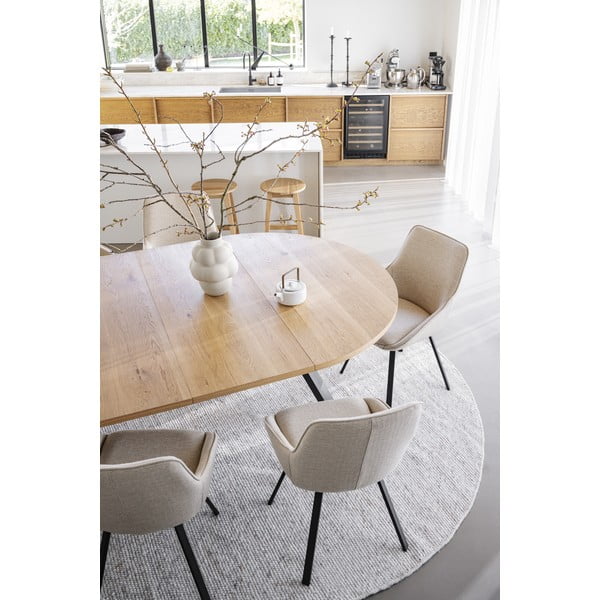 Přídavná deska k jídelnímu stolu v dekoru dubu 135x50 cm Maddock – Rowico-image-1