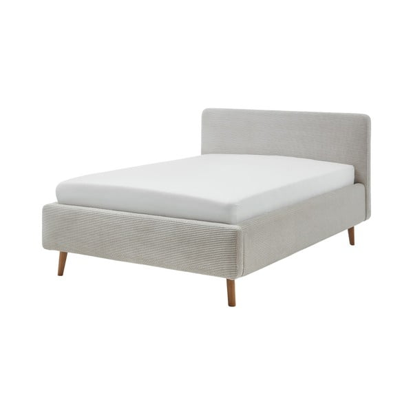 Béžová čalouněná jednolůžková postel bez roštu 120x200 cm Mattis – Meise Möbel