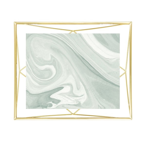 Kovový stojací/na zeď rámeček ve zlaté barvě 25x30 cm Prisma – Umbra-image-3