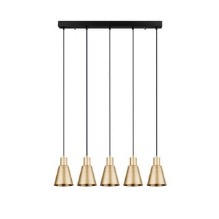 Závěsné svítidlo ve zlaté barvě Squid Lighting Icon, výška 117 cm
