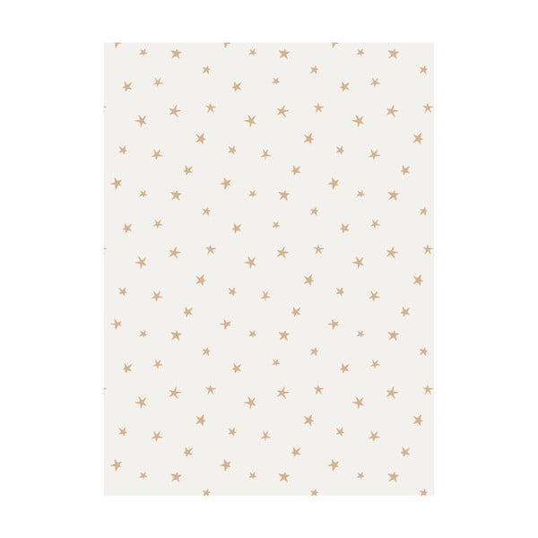 5 archů bílého balícího papíru eleanor stuart Stars, 50 x 70 cm