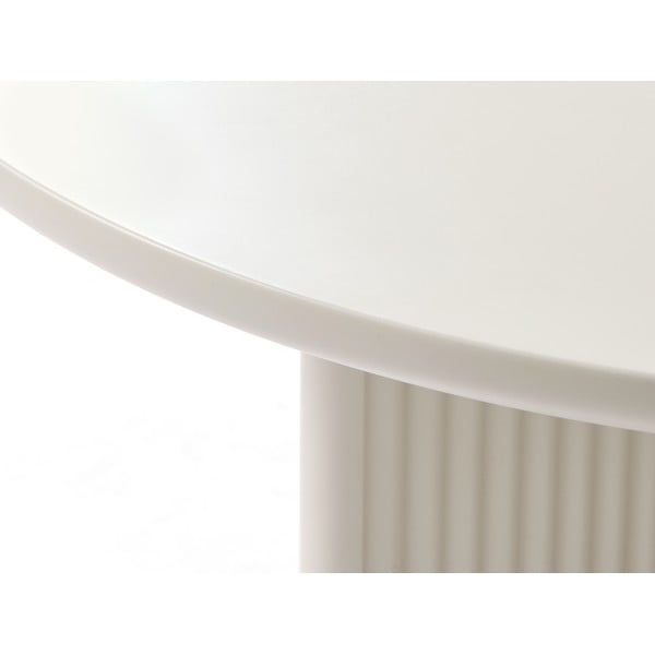 Světle šedý kulatý konferenční stolek ø 80 cm Palma – Unique Furniture-image-3