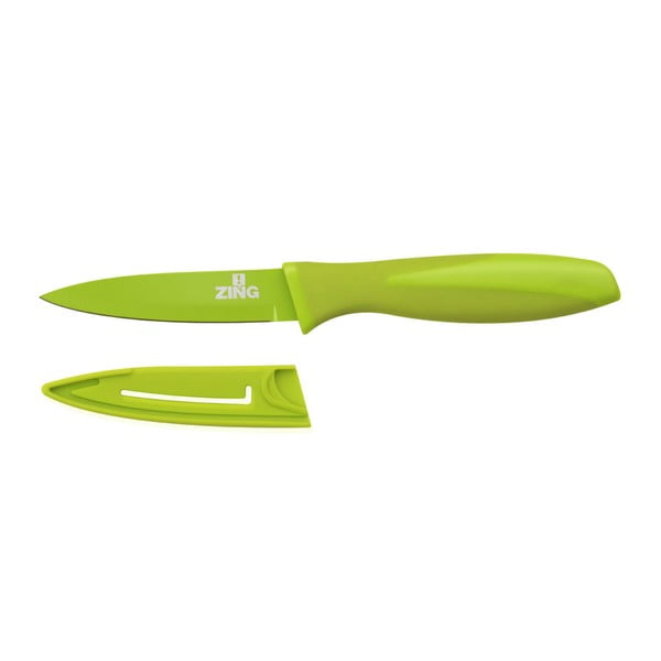 Limetkově zelený krájecí nůž s krytem Premier Housewares Zing, 8,9 cm