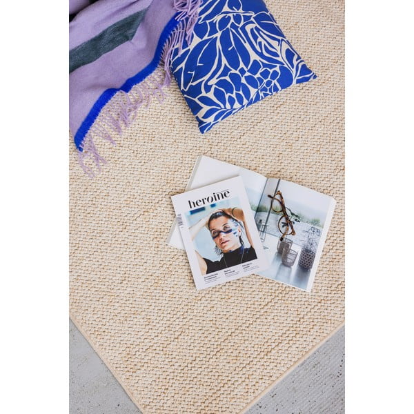 Krémový koberec 100x140 cm Wolly – BT Carpet-image-4