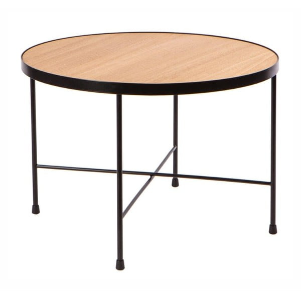 Konferenční stolek s deskou z dubového dřeva Nørdifra Oak, ⌀ 90 cm