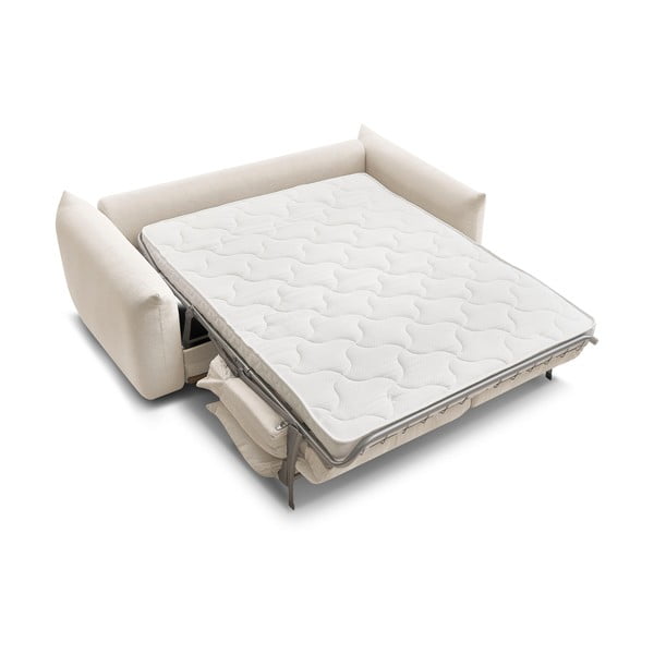 Krémová rozkládací pohovka 234 cm Ernest – Bobochic Paris-image-4