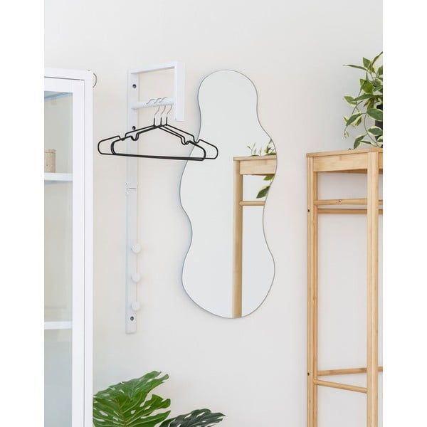 Bílý kovový nástěnný věšák Trento – House Nordic-image-1