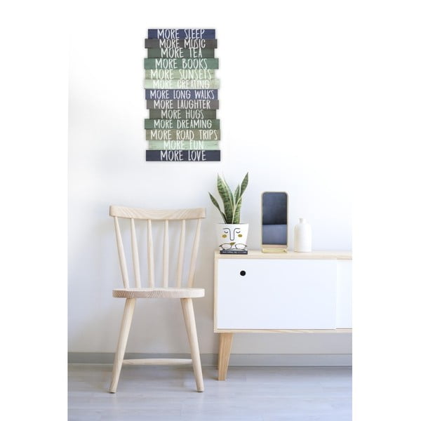 Cedule 30x50 cm I Want More – Really Nice Things-image-2