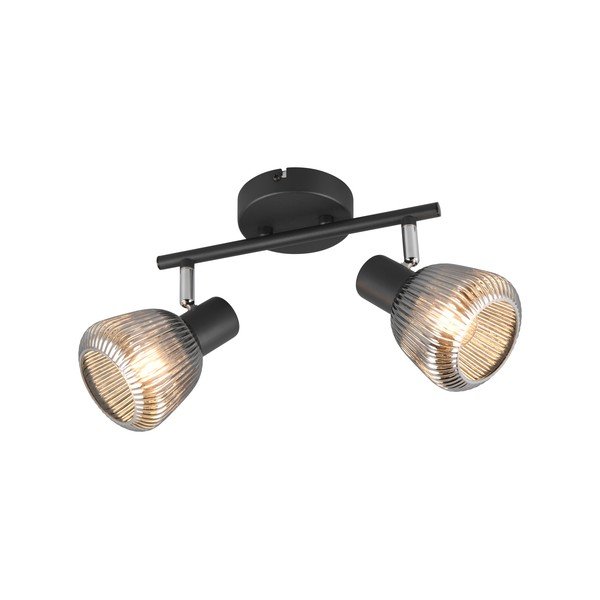 Černé bodové svítidlo ø 10 cm Tarifa – Trio-image-1