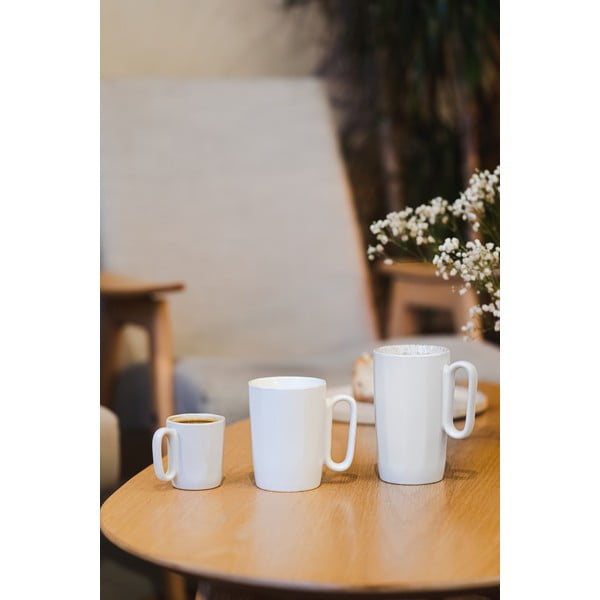 Bílé hrnky z kameniny v sadě 2 ks 250 ml Fuori – Vialli Design-image-3