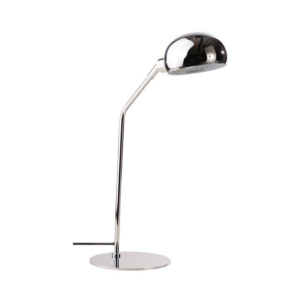 Ocelová stolní lampa s ohybatelnou konstrukcí v leskle stříbrné barvě (výška 59 cm) Lincon – Jotex-image-3