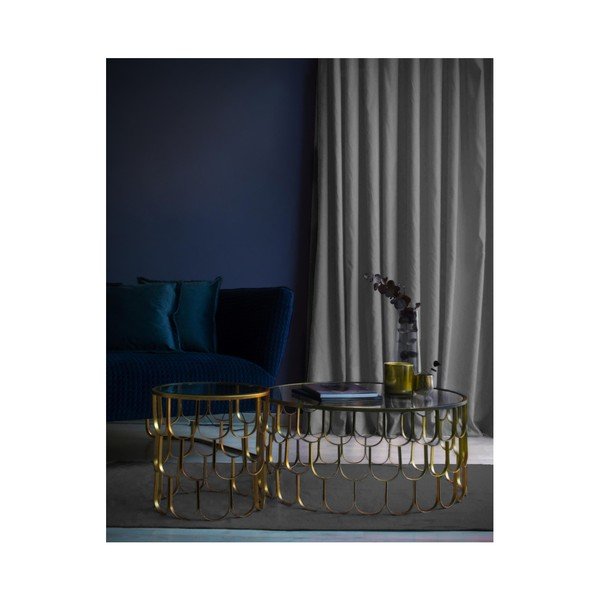 Šedý závěs ze sametu Velvet Atelier, 140 x 260 cm-image-2