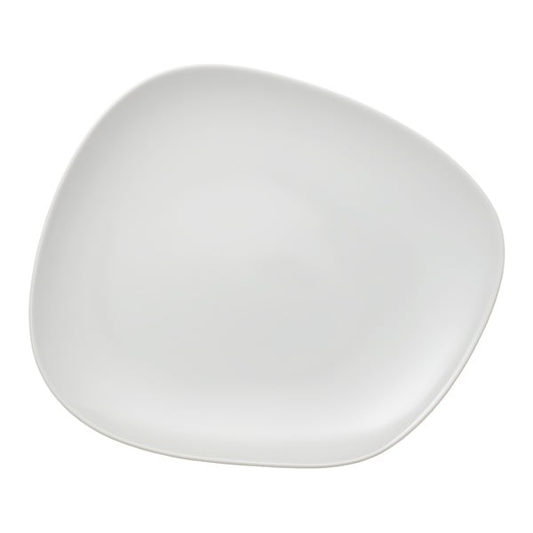 Bílý porcelánový talíř Villeroy & Boch Like Organic, 27 cm