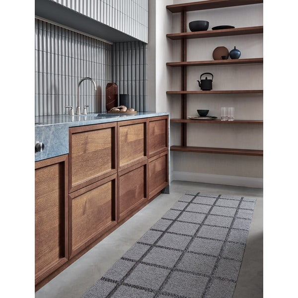 Šedý vnitřní a venkovní běhoun 70x150 cm Ada Grey – Pappelina-image-1