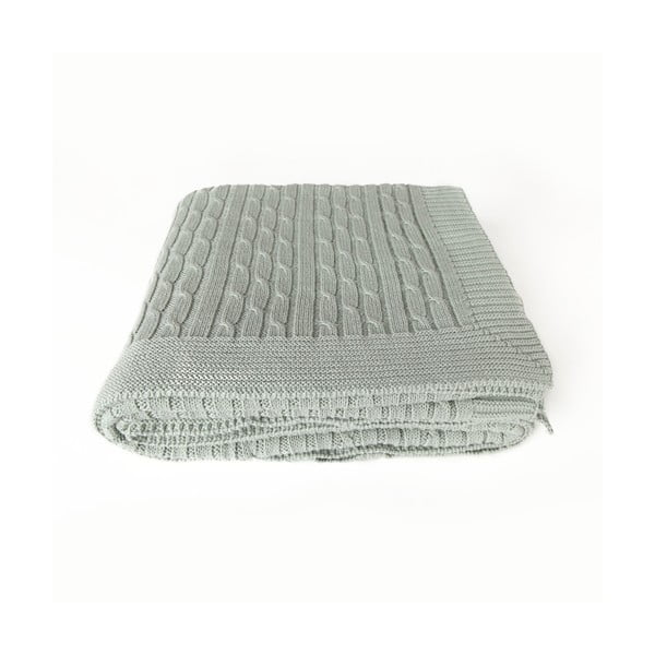 Světle zelená bavlněná deka Homemania Decor Soft, 130 x 170 cm