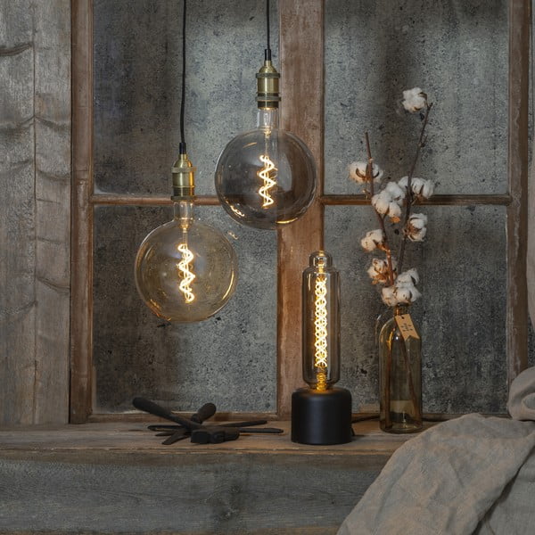 Teplá LED dekorativní stmívatelná žárovka E27, 3 W Industrial Vintage – Star Trading-image-1