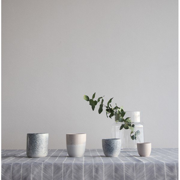 Bílo-černý kameninový hrnek ÅOOMI Mess, 400 ml-image-1