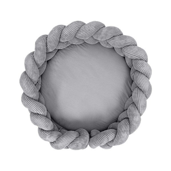 Šedé hnízdečko pro miminko 100x100 cm – Meowbaby