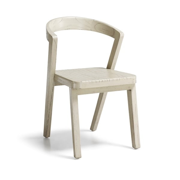 Bílá židle ze dřeva mindi Moycor Muria