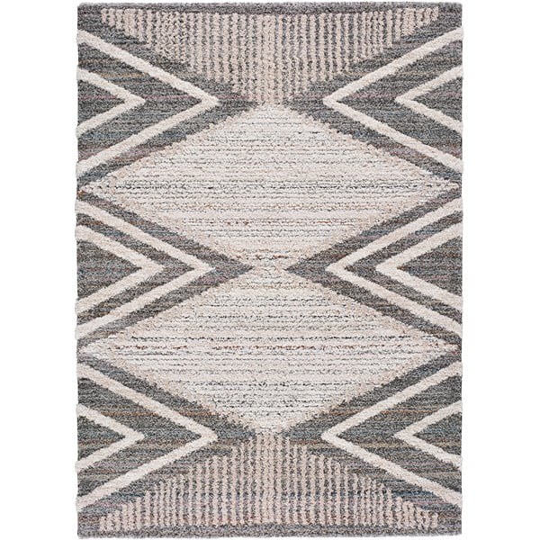 Hnědo-šedý koberec Universal Farah Geo, 120 x 170 cm