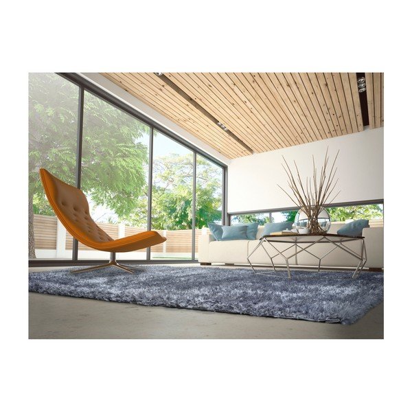 Modrý koberec Universal Aloe Liso, 140 x 200 cm-image-1