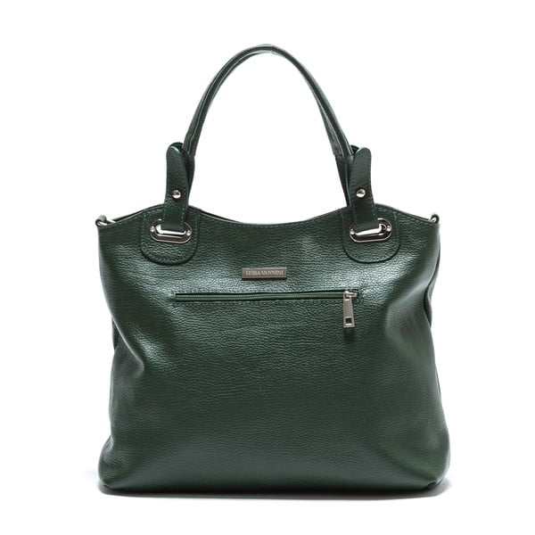 Zelená kožená kabelka Isabella Rhea no. 1103
