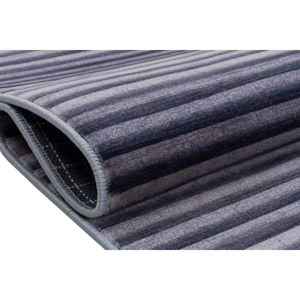 Šedý pratelný koberec 160x100 cm - Vitaus-image-3