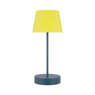 Žluto-modrá LED stmívatelná stolní lampa (výška 33,5 cm) Oscar – Remember