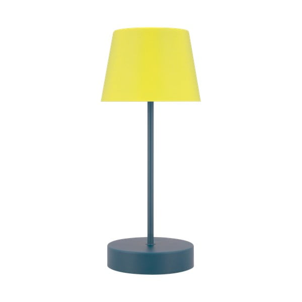Žluto-modrá LED stmívatelná stolní lampa (výška 33,5 cm) Oscar – Remember