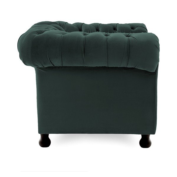 Tmavě zelená pohovka Vivonita Chesterfield Petrol, 195 cm-image-4