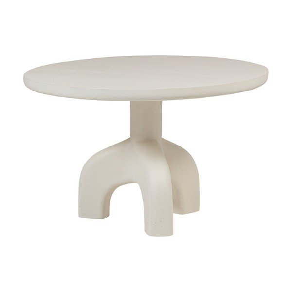 Plastový kulatý zahradní jídelní stůl ø 120 cm Luno – WOOOD