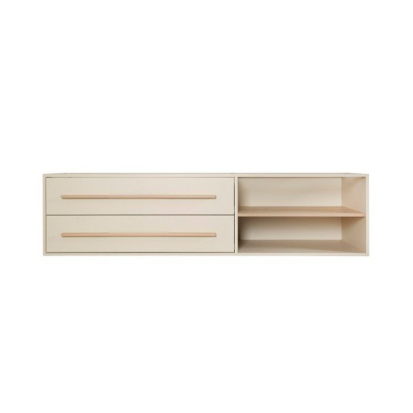Béžový šuplík pod dětskou postel Flexi Grow – Roba-image-2