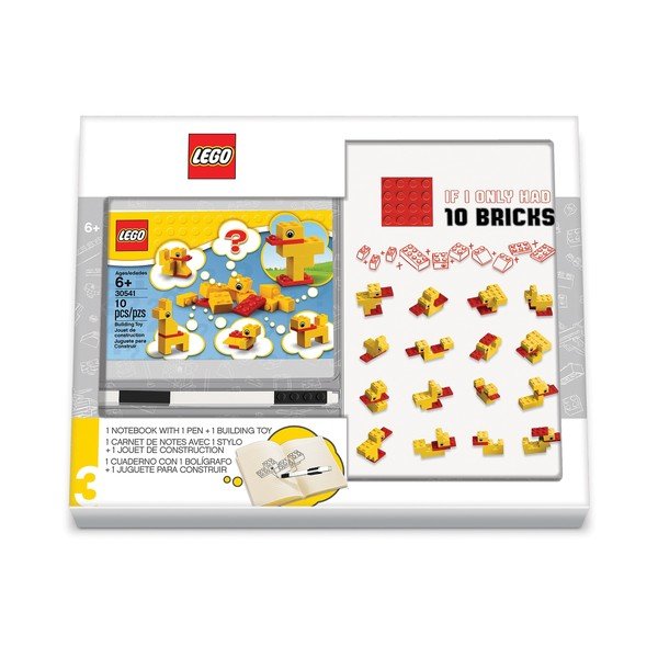 Sada zápisníku, pera a stavebnice LEGO® Stationery Classic Ducks-image-1