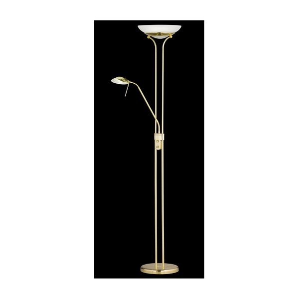 LED stmívatelná stojací lampa ve zlaté barvě (výška 182 cm) Pool – Fischer & Honsel-image-1