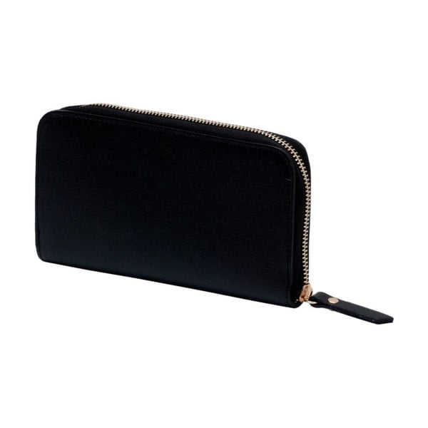 Černá peněženka z pravé kůže Andrea Cardone Paresso