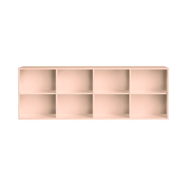 Světle růžová závěsná knihovna 176x61x42 cm Mistral – Hammel Furniture
