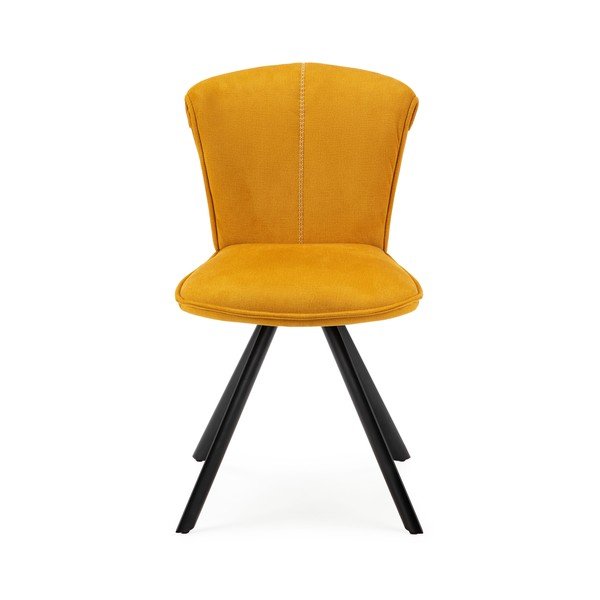 Žluté jídelní židle v sadě 2 ks Simbra – Marckeric-image-2