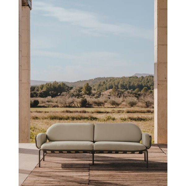 Světle šedá zahradní pohovka Joncols – Kave Home-image-1