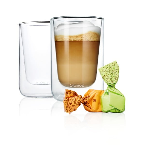 Dvoustěnné sklenice v sadě 2 ks 250 ml Nero – Blomus-image-2