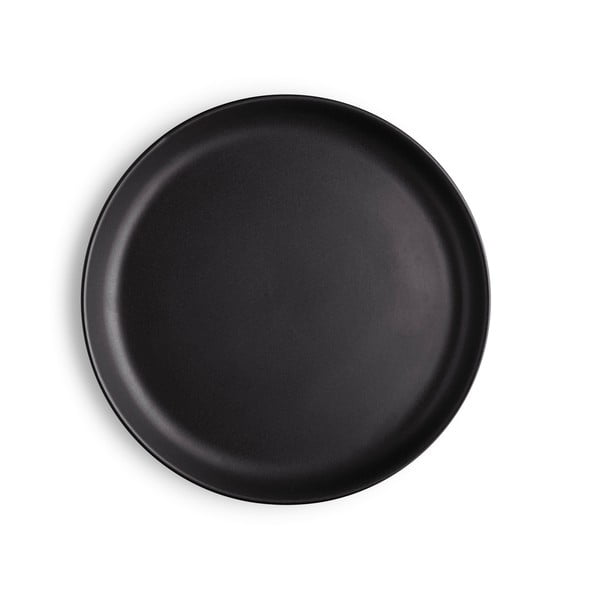 Černý kameninový talíř Eva Solo Nordic, ø 21 cm