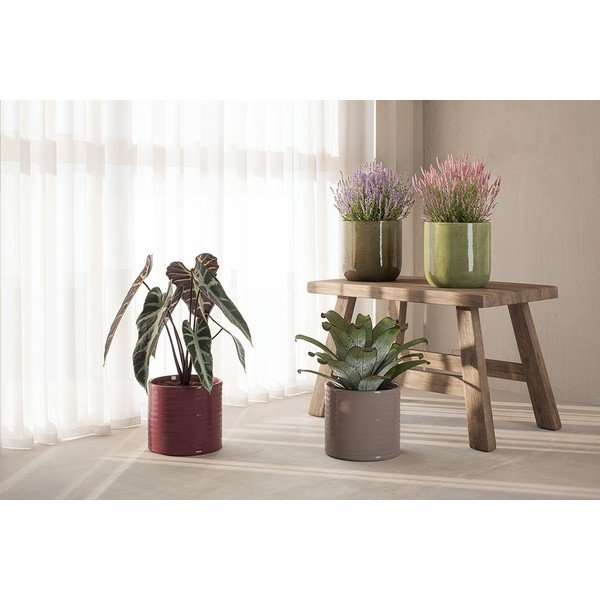 Keramický ručně vyrobený obal na květináč ø 18 cm Fortuna – Artevasi-image-1