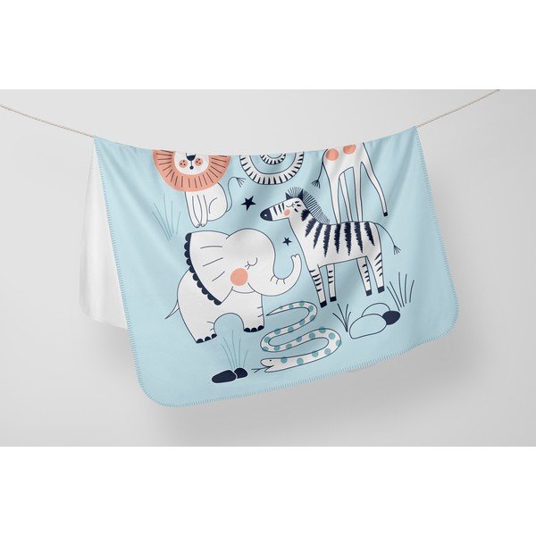 Modrá dětská deka 85x125 cm – OYO kids-image-1