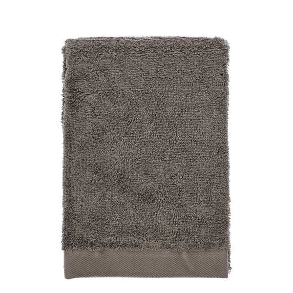 Šedý ručník z bio bavlny 50x100 cm Comfort – Södahl-image-2