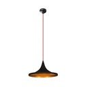 Černé kovové závěsné svítidlo Opviq lights Leon