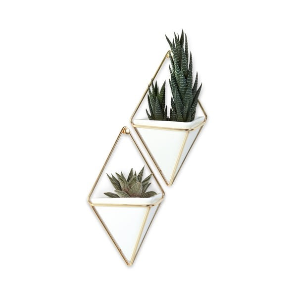 Závěsné keramické květináče na bylinky v sadě 2 ks Trigg – Umbra-image-3