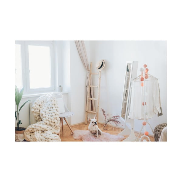 Bílý světelný řetěz s LED žárovkami LUKKA, 30 světýlek-image-4