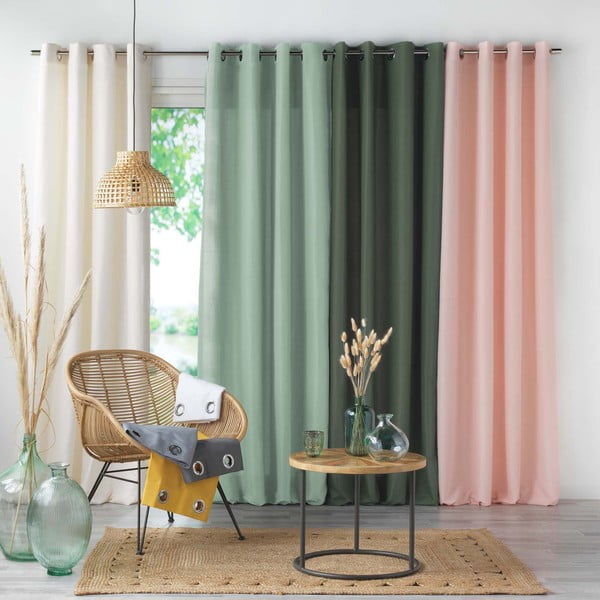 Vínový závěs z mikrovlákna 140x260 cm Absolu – douceur d'intérieur-image-3